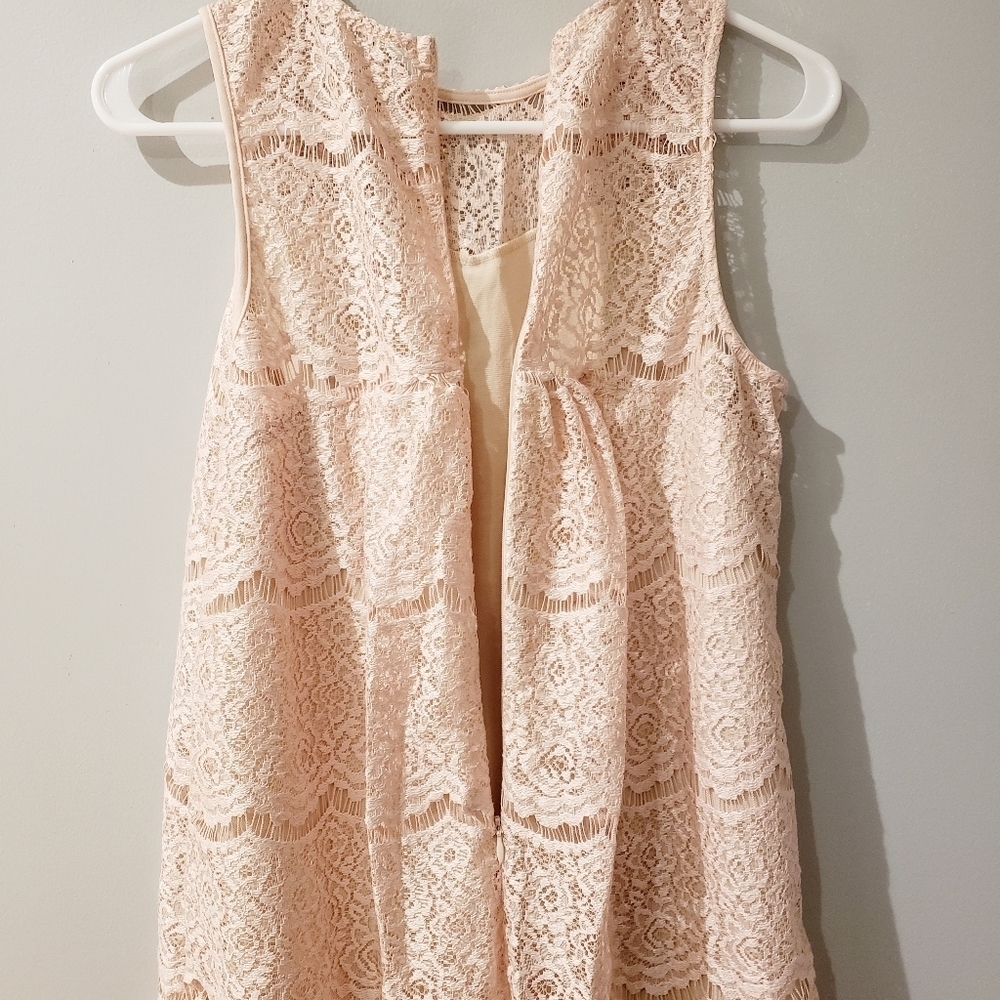 Light Pink Bleuh Ciel Sleeveless Dress - Picture 3 of 8